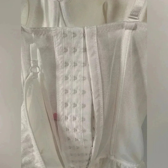 Seven Til Midnight Lace Overlay Bustier and Thong Set - Picture 3 of 5